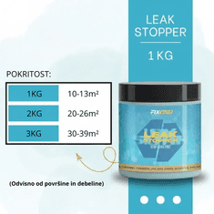 Smania Vodoodporni premaz (1 kg) LEAK STOPPER | Vodoodporni prozoren premaz | Univerzalni premaz