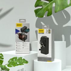 DUDAO K11 Max Power Bank 30000mAh + kabel USB / USB-C / Lightning / Micro USB 10W, črna