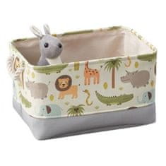 LIVEFY koš za igrače / organizator Safari 30x40cm, siv