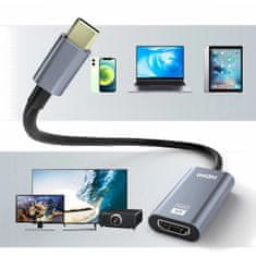 MG WACH-01 adapter USB-C / HDMI 4K 60Hz, črna