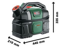 Bosch Fontus 18V-6 Bike Cleaner Solo akumulatorski tlačni čistilnik (06008B6200)