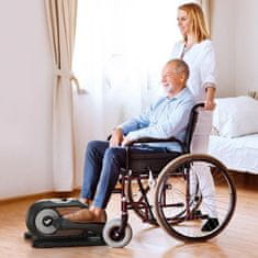 mini električni eliptični trenažer, mini stepper, 12 programov