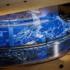 zložljiv veslaški trenažer iz kavčukovega lesa