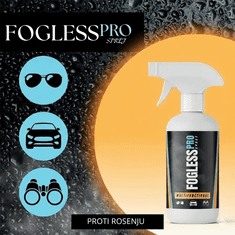 Smania Sprej proti meglenju in rosenju FoglessPro | Antirosilo za stekla | Sprej proti megljenju