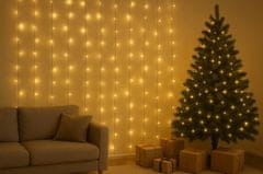 Vito LED svetlobna zavesa toplo bela 1m IP44 NATALE-2
