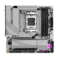 Gigabyte B650M AORUS ELITE AX ICE osnovna plošča, DDR5, WiFi 6E, AM5, mATX