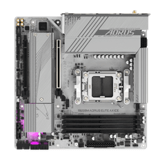 Gigabyte B650M AORUS ELITE AX ICE osnovna plošča, DDR5, WiFi 6E, AM5, mATX