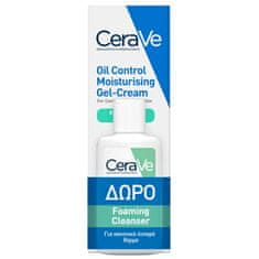 CeraVe Darilni set vlažilnega gela in kreme za uravnavanje oljne kože