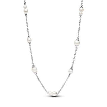 Pandora Srebrna ogrlica z biseri Timeless 393165C01-45