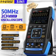 FNIRSI digitalni multimeter z osciloskopom 3v1 2C53T
