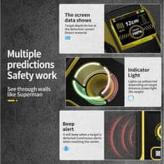 FNIRSI detektor kablov kovine lesa WD-02