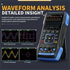 FNIRSI digitalni multimeter z osciloskopom 3v1 2C53T