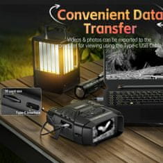 FNIRSI nočni daljnogled s snemanjem 4K NVS-40