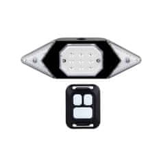 Netscroll Kolesarska zadnja luč z brezžičnim smerokazom, brežični daljinec za balanco, USB polnilna in vodoodporna, močna LED svetloba za nočno vožnjo, RearLightIndicator