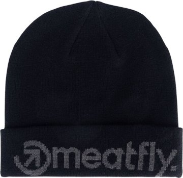 MEATFLY Wade črna kapa