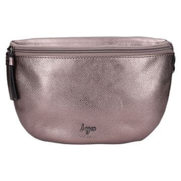 Lagen Ženska usnjena torbica za okoli pasu LG015M DK.BRONZ
