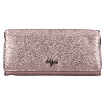 Lagen Ženska usnjena denarnica LG720M DK.BRONZ