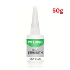 Netscroll Večnamensko sekundno lepilo s hitrim sušenjem in močnim oprijemom za kovino, les, plastiko in steklo, 50 g, OilyGlue