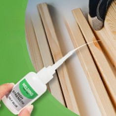 Netscroll Večnamensko sekundno lepilo s hitrim sušenjem in močnim oprijemom za kovino, les, plastiko in steklo, 50 g, OilyGlue