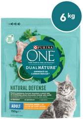 DualNature® Adult suha hrana za odrasle mačke, s piščancem, 8x750g