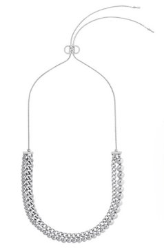 Liu.Jo Moderna nastavljiva jeklena ogrlica LJ3047