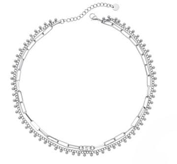 Liu.Jo Moderna dvojna ogrlica iz jekla LJ2998