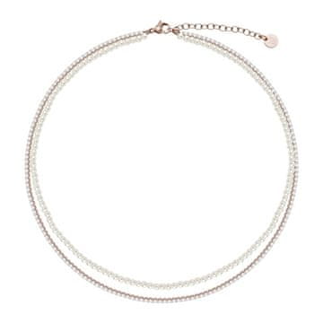 Liu.Jo Dvojno pozlačena biserna ogrlica za ženske LJ3028