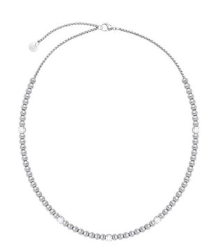 Liu.Jo Ogrlica iz jeklenih perlic s kristali LJ2985