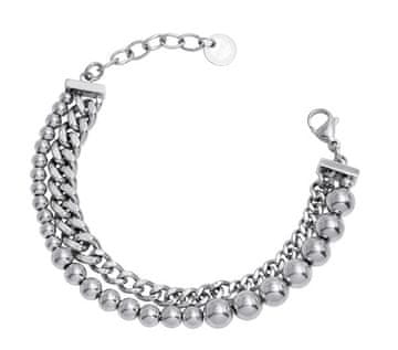 Liu.Jo Dvojna prepoznavna jeklena zapestnica LJ3048