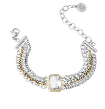 Liu.Jo Bleščeča večplastna jeklena zapestnica LJ3092