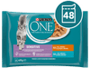 Purina ONE SENSITIVE mokra hrana za odrasle mačke, s piščancem ali tuno, 48x85g