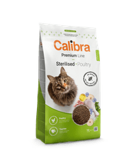 Calibra Premium Sterilised suha hrana za odrasle mačke, perutnina, 10kg