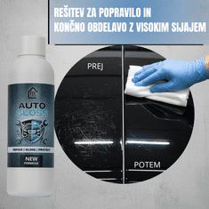 Smania Sredstvo za popravilo in visok sijaj AutoGloss | Polirna pasta za avto | Sredstvo za obnovo laka | Zaščita avtomobilske barve