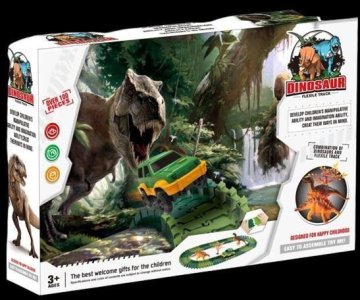 Alltoys Spremenljiva proga z dinozavri 100 delov