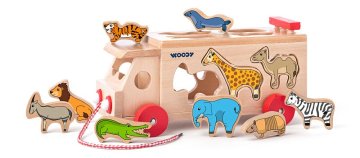 Tovornjak z vstavljivimi oblikami - živali