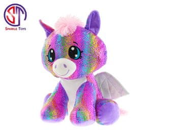 Star Pegaz Sparkle plišast pisan 24 cm sedeči
