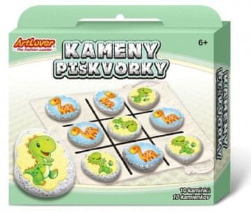 SMT Creatoys Komplet kamnov ArtLover - dinozavri