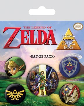 Nintendo Komplet značk Zelda