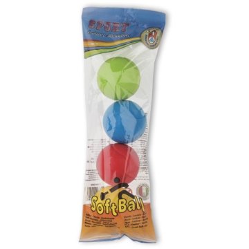 Androni Komplet 4 mehkih žogic - premer 7 cm