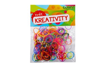 Čarobne gumice enobarvne, mešanica barv 200 kosov