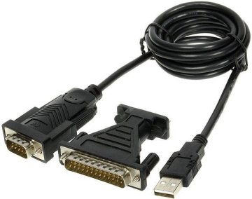 PremiumCord Kratek pretvornik USB 2.0 - RS 232, opremljen s FTDI čipom