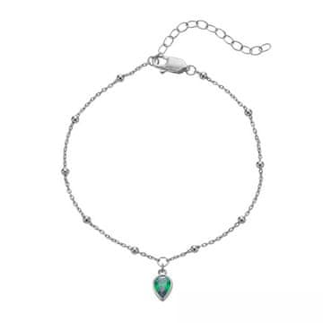 Hot Diamonds Srebrna zapestnica za ženske, rojene maja, Silver Whisper SWB029