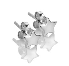 Hot Diamonds Srebrni uhani Zvezdice Srebrni šepet SWE003