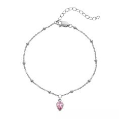 Hot Diamonds Zapestnica za ženske, rojene oktobra, srebrna, Wisper SWB034