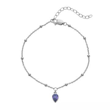 Hot Diamonds Zapestnica za ženske, rojene septembra, srebrna, Wisper SWB033