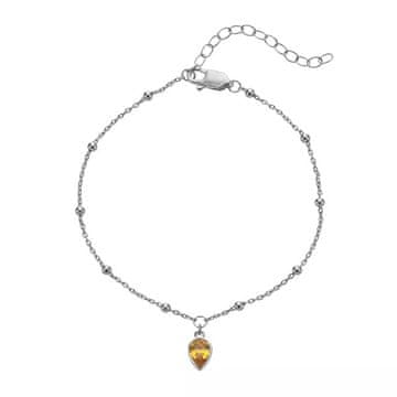 Hot Diamonds Zapestnica za ženske, rojene novembra, srebrna, Wisper SWB035