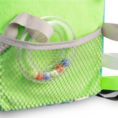 Canpol babies Plišasta senzorična kocka Medvedki sive barve