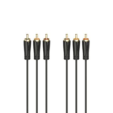 Hama AV kabel 3cinch 1,5 m