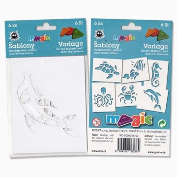 Magic papirnate šablone za slikanje MORSKI SVET