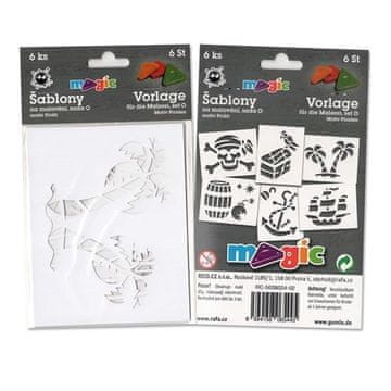 Magic papirnate šablone za slikanje PIRATOV